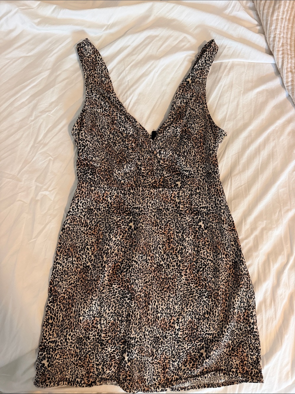 Cheetah Print Dress with cut out